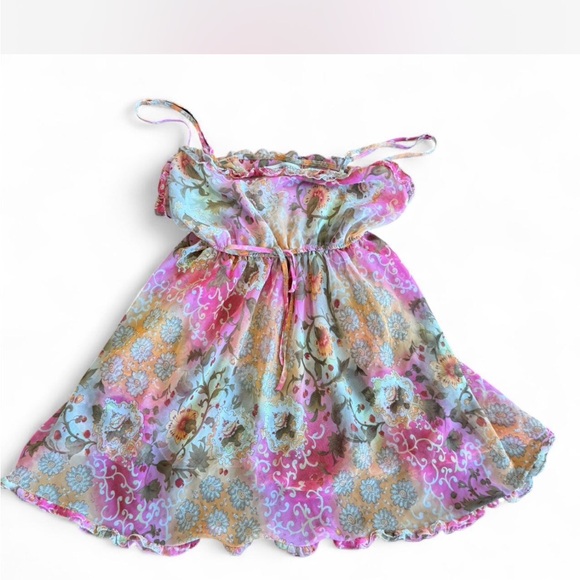 Vintage Victoria’s Secret Floral Sheer Babydoll Slip Y2K - Picture 1 of 4